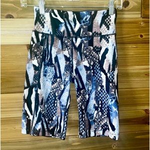 Calvin Klein animal print biker shorts